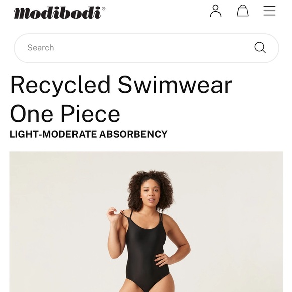 Modi Bodi one piece period swimsuit - Picture 1 of 3